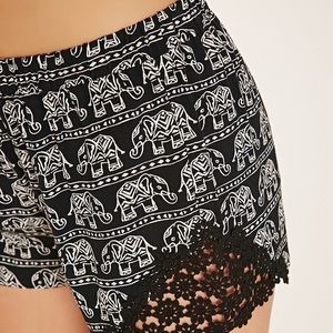 Cute soft elephant shorts